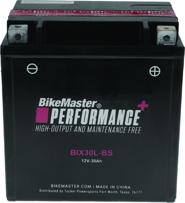BikeMaster BIX30L-BS Battery BikeMaster Batteries  AXOPROS