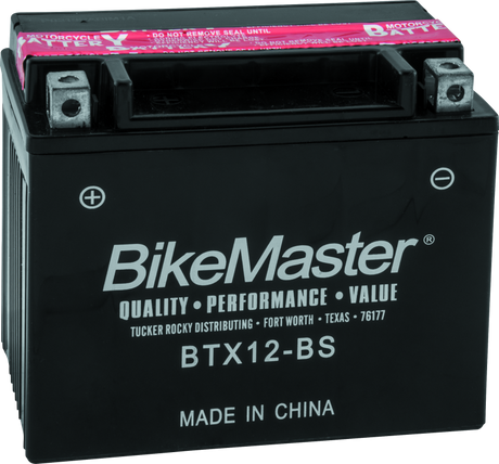 BikeMaster BTX12-BS Battery BikeMaster Batteries  AXOPROS