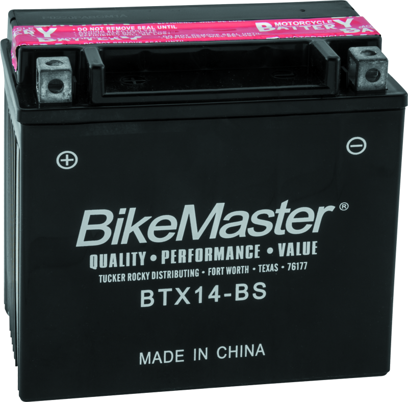 BikeMaster BTX14-BS Battery BikeMaster Batteries  AXOPROS