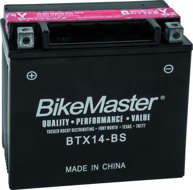 BikeMaster BTX14-BS Battery BikeMaster Batteries  AXOPROS