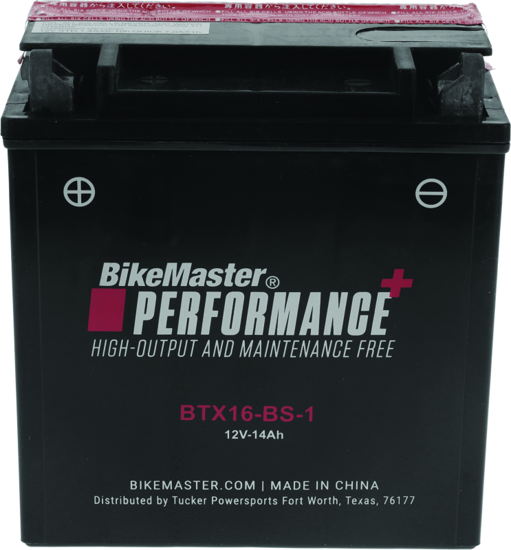 BikeMaster BTX16-BS-1 Battery BikeMaster Batteries  AXOPROS