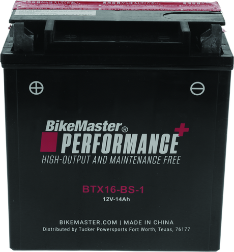 BikeMaster BTX16-BS-1 Battery BikeMaster Batteries  AXOPROS
