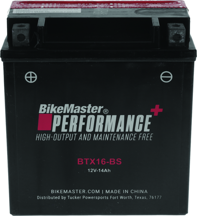 BikeMaster BTX16-BS Battery BikeMaster Batteries  AXOPROS