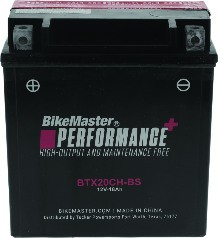 BikeMaster BTX20CH-BS Battery BikeMaster Batteries  AXOPROS