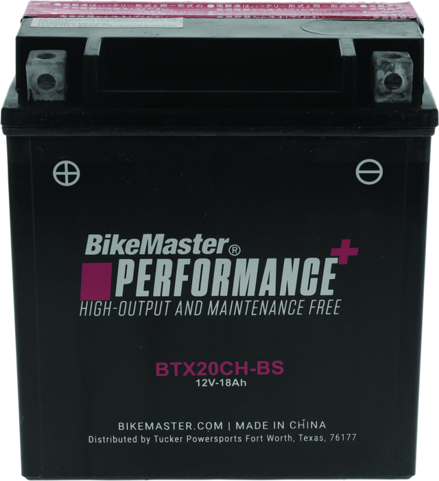 BikeMaster BTX20CH-BS Battery BikeMaster Batteries  AXOPROS