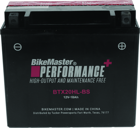 BikeMaster BTX20HL-BS Battery BikeMaster Batteries  AXOPROS