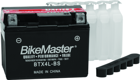 BikeMaster BTX4L-BS Battery BikeMaster Batteries  AXOPROS
