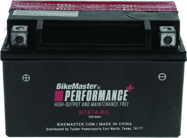 BikeMaster Battery - BTX7A-BS BikeMaster Batteries  AXOPROS