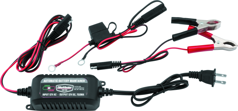 BikeMaster Battery Maintainer 750ma BikeMaster Battery Chargers  AXOPROS