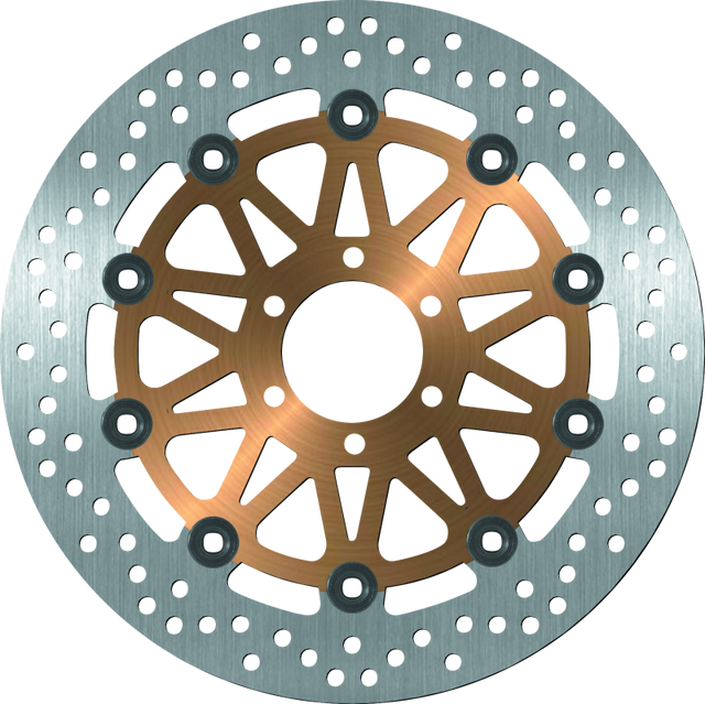 BikeMaster BM-1014X Brake Rotor BikeMaster Brake Rotors - Slot & Drilled  AXOPROS