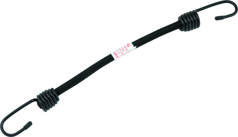 BikeMaster Bungee 12in Heavy Duty 2 Hook Black BikeMaster Cargo Tie-Downs  AXOPROS