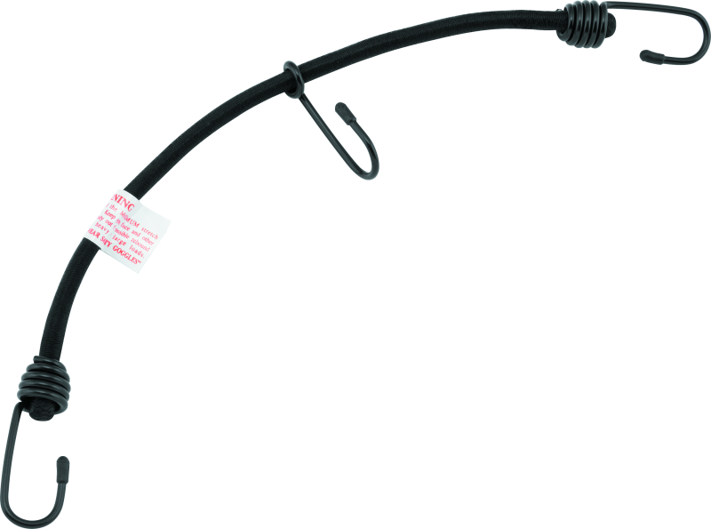 BikeMaster Bungee 18in Heavy Duty 3 Hook Black BikeMaster Cargo Tie-Downs  AXOPROS