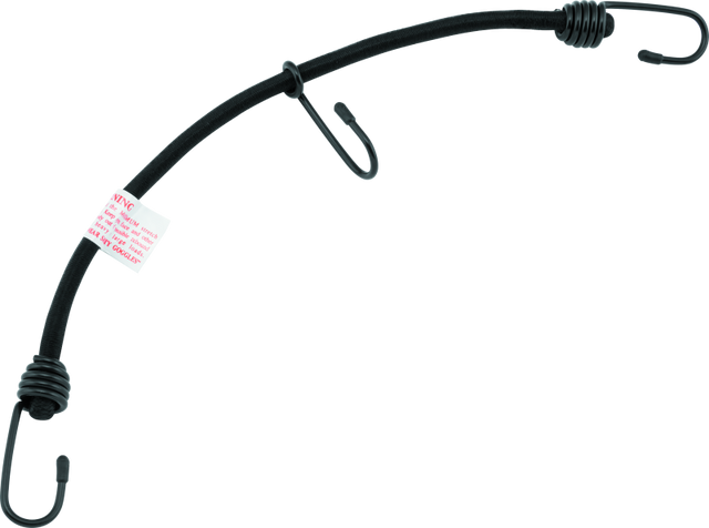 BikeMaster Bungee 18in Heavy Duty 3 Hook Black BikeMaster Cargo Tie-Downs  AXOPROS