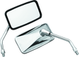 BikeMaster Cruiser Mirror Yamaha 10mm - Each - Stainless BikeMaster Side Mirrors  AXOPROS