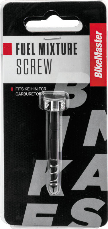 BikeMaster Fuel Mixture Screw - Black BikeMaster Hardware - Singles  AXOPROS