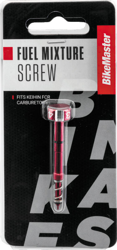 BikeMaster Fuel Mixture Screw - Red BikeMaster Hardware - Singles  AXOPROS