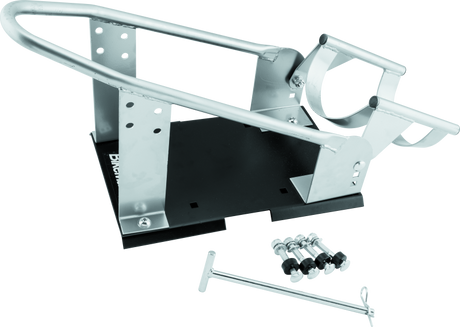 BikeMaster Heavy Duty Wheel Chock - Silver BikeMaster Bike Racks  AXOPROS