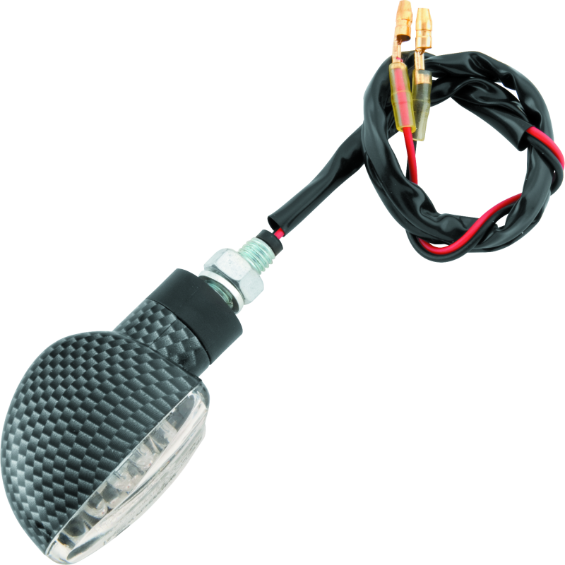 BikeMaster LED Spade Pair Carbon BikeMaster Sidemarkers & Indicators  AXOPROS