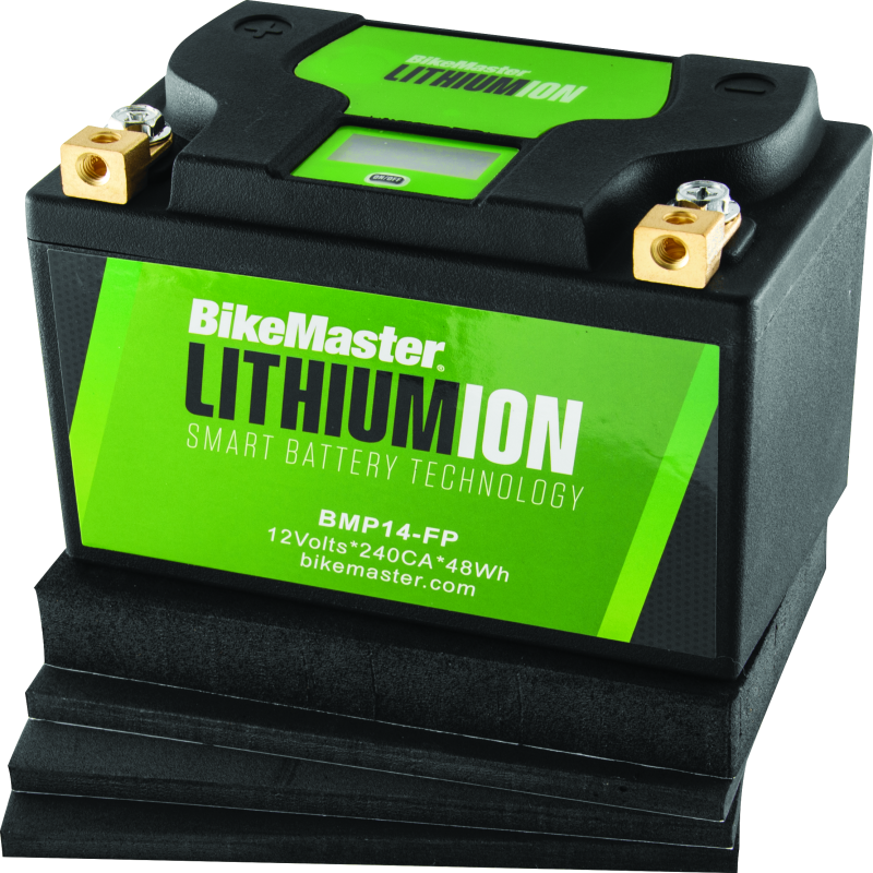 BikeMaster Lithium Ion 2.0 Battery BMP14-FP BikeMaster Batteries  AXOPROS