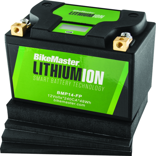 BikeMaster Lithium Ion 2.0 Battery BMP14-FP BikeMaster Batteries  AXOPROS