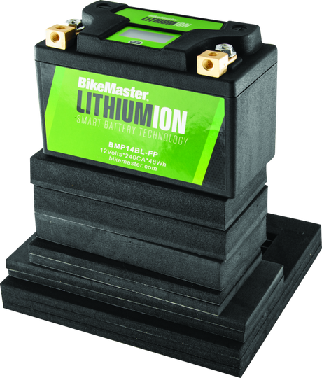 BikeMaster Lithium Ion 2.0 Battery BMP14Bl-FP BikeMaster Batteries  AXOPROS
