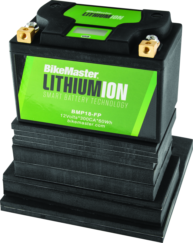 BikeMaster Lithium Ion 2.0 Battery BMP18-FP BikeMaster Batteries  AXOPROS