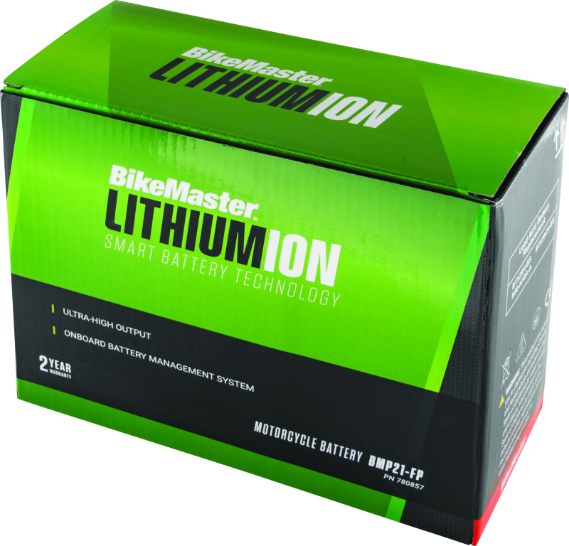 BikeMaster Lithium Ion 2.0 Battery BMP21-FP BikeMaster Batteries  AXOPROS