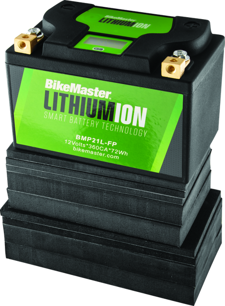 BikeMaster Lithium Ion 2.0 Battery - BMP21L-FP BikeMaster Batteries  AXOPROS