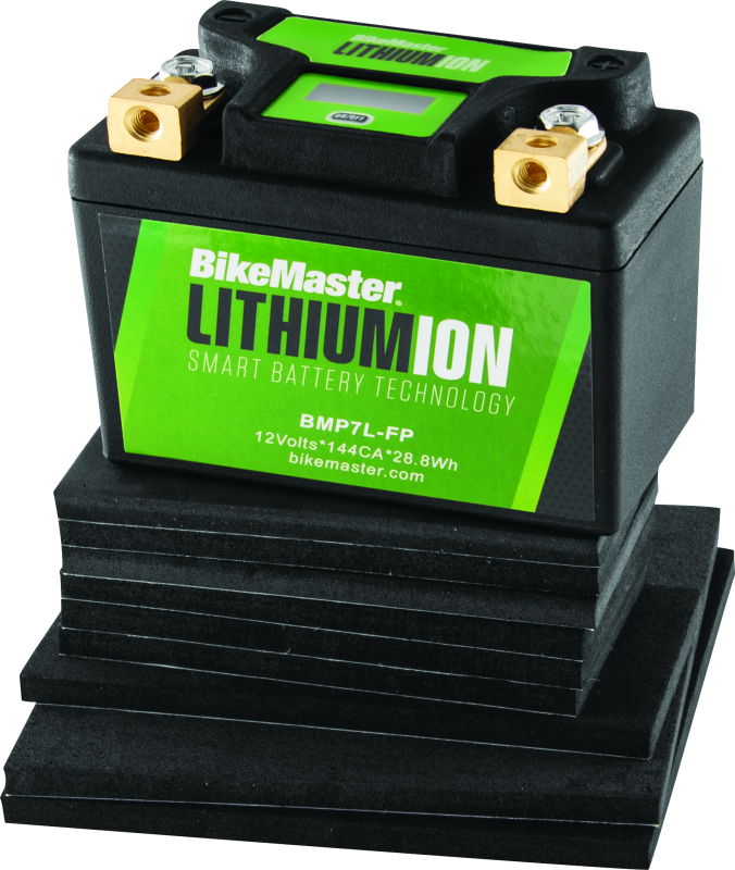 BikeMaster Lithium Ion 2.0 Battery BMP7L-FP BikeMaster Batteries  AXOPROS