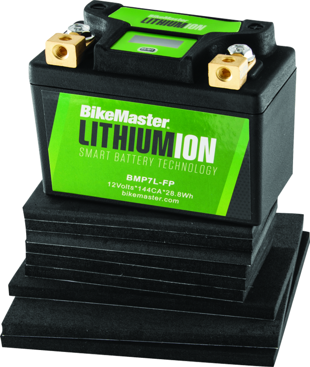 BikeMaster Lithium Ion 2.0 Battery BMP7L-FP BikeMaster Batteries  AXOPROS
