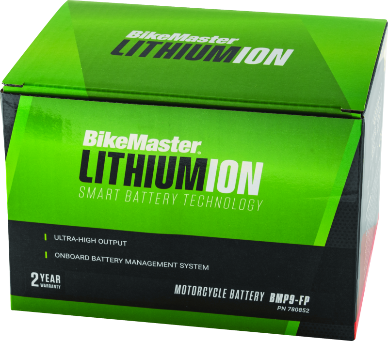 BikeMaster Lithium Ion 2.0 Battery BMP9-FP BikeMaster Batteries  AXOPROS