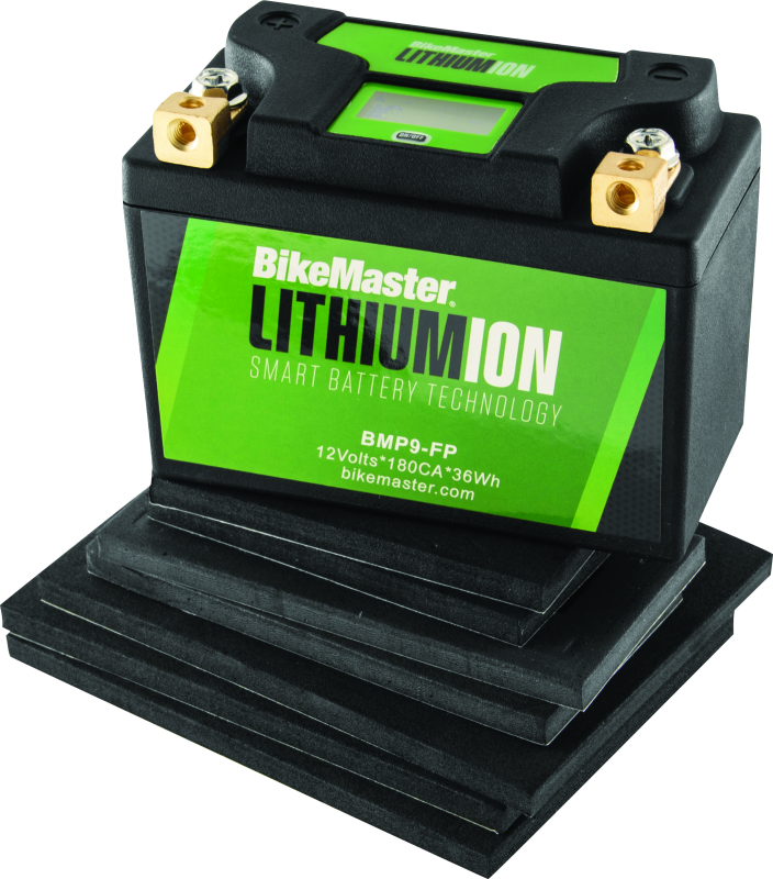 BikeMaster Lithium Ion 2.0 Battery BMP9-FP BikeMaster Batteries  AXOPROS