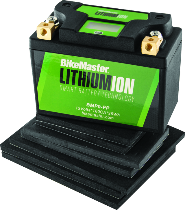 BikeMaster Lithium Ion 2.0 Battery BMP9-FP BikeMaster Batteries  AXOPROS