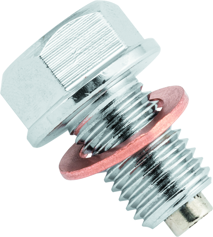 BikeMaster Magnetic Oil Drain Plug 10x1.25mm - Stainless BikeMaster Drain Plugs  AXOPROS