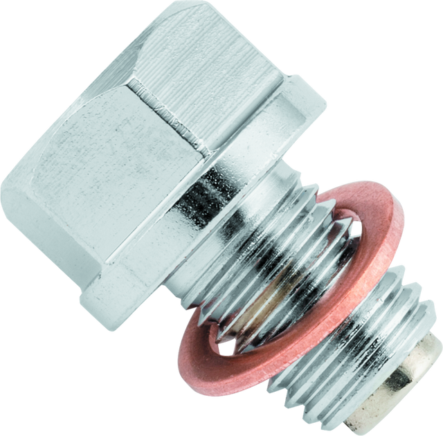 BikeMaster Magnetic Oil Drain Plug 12mm - Stainless BikeMaster Drain Plugs  AXOPROS