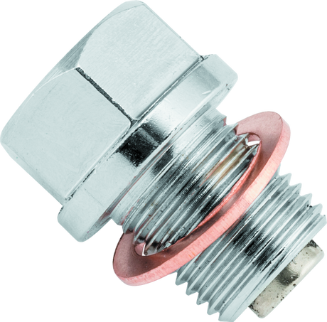 BikeMaster Magnetic Oil Drain Plug 14mm - Stainless BikeMaster Drain Plugs  AXOPROS