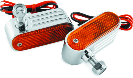 BikeMaster Marker/Side Lights 5/16in Mount Dual Bulb Amber BikeMaster Sidemarkers & Indicators  AXOPROS