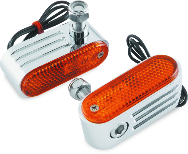 BikeMaster Marker/Side Lights 5/16in Mount Single Bulb Amber BikeMaster Sidemarkers & Indicators  AXOPROS