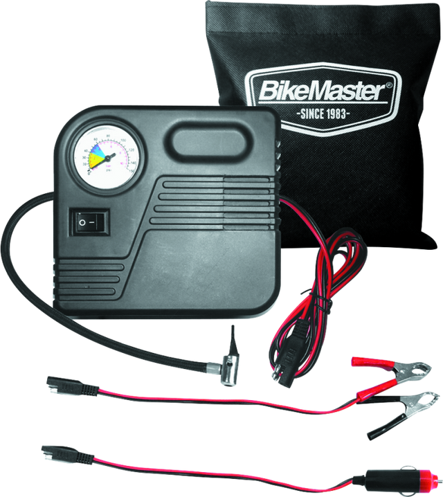 BikeMaster Mini Air Compressor w/ SAE BikeMaster Tire Tubes  AXOPROS