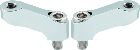BikeMaster Mirror Extension 10mm Pair - Chrome BikeMaster Side Mirrors  AXOPROS