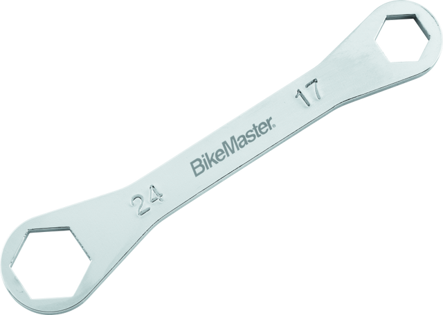 BikeMaster Rider Wrench - 24mm 6-pt x 17mm 6-pt BikeMaster Tools  AXOPROS