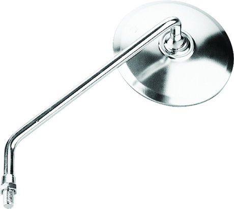 BikeMaster Round Mirror 10mm Right - Stainless BikeMaster Side Mirrors  AXOPROS
