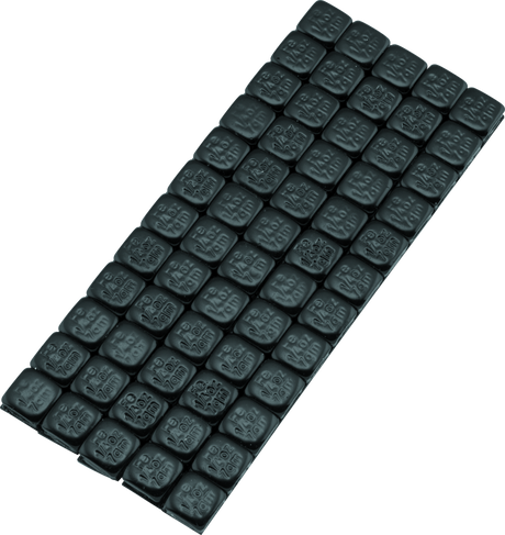 BikeMaster Square Wheel Weights Adhesive 1/4oz - Black BikeMaster Wheel Accessories  AXOPROS