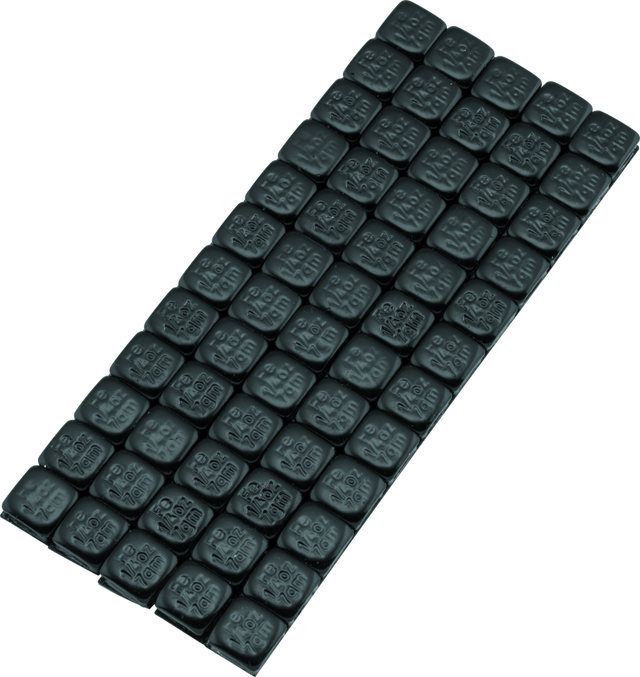 BikeMaster Square Wheel Weights Adhesive 1/4oz - Black BikeMaster Wheel Accessories  AXOPROS