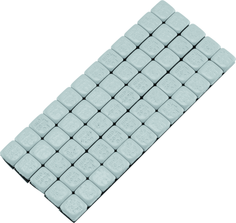 BikeMaster Square Wheel Weights Adhesive 1/4oz Silver BikeMaster Wheel Accessories  AXOPROS