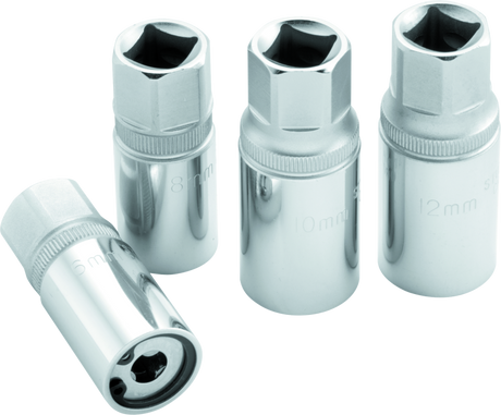 BikeMaster Stud Removal Sockets 6-12mm BikeMaster Tools  AXOPROS