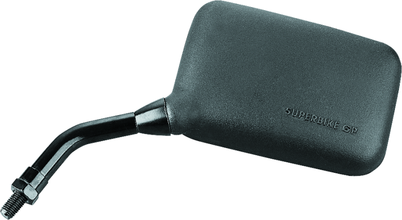 BikeMaster Superbike AX Mirror 10mm - Left - Black BikeMaster Side Mirrors  AXOPROS