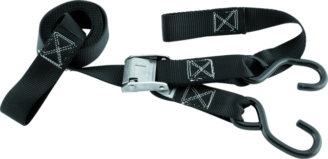BikeMaster Tiedown 1-1/2 Integrated Softhook - Black BikeMaster Cargo Tie-Downs  AXOPROS