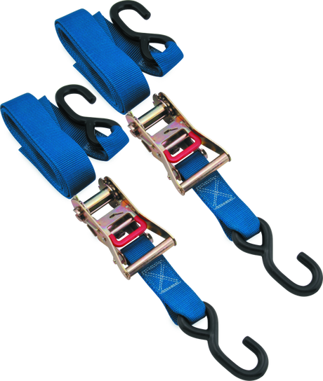BikeMaster Tiedown 1-1/2 Ratched - Blue BikeMaster Cargo Tie-Downs  AXOPROS