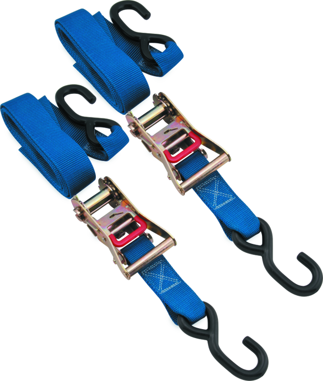 BikeMaster Tiedown 1-1/2 Ratched - Blue BikeMaster Cargo Tie-Downs  AXOPROS